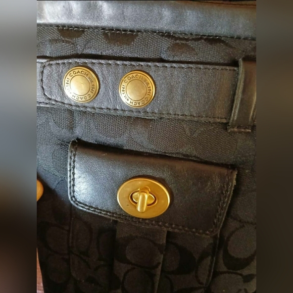 COACH Designer Kayla Signature Winter Boots Sz 7.5 - Picture 5 of 7